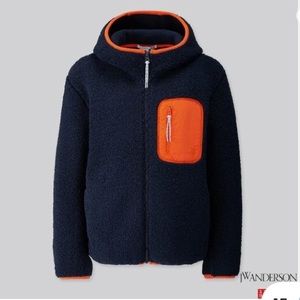Uniqlo and JW Anderson fleece/teddy jacket